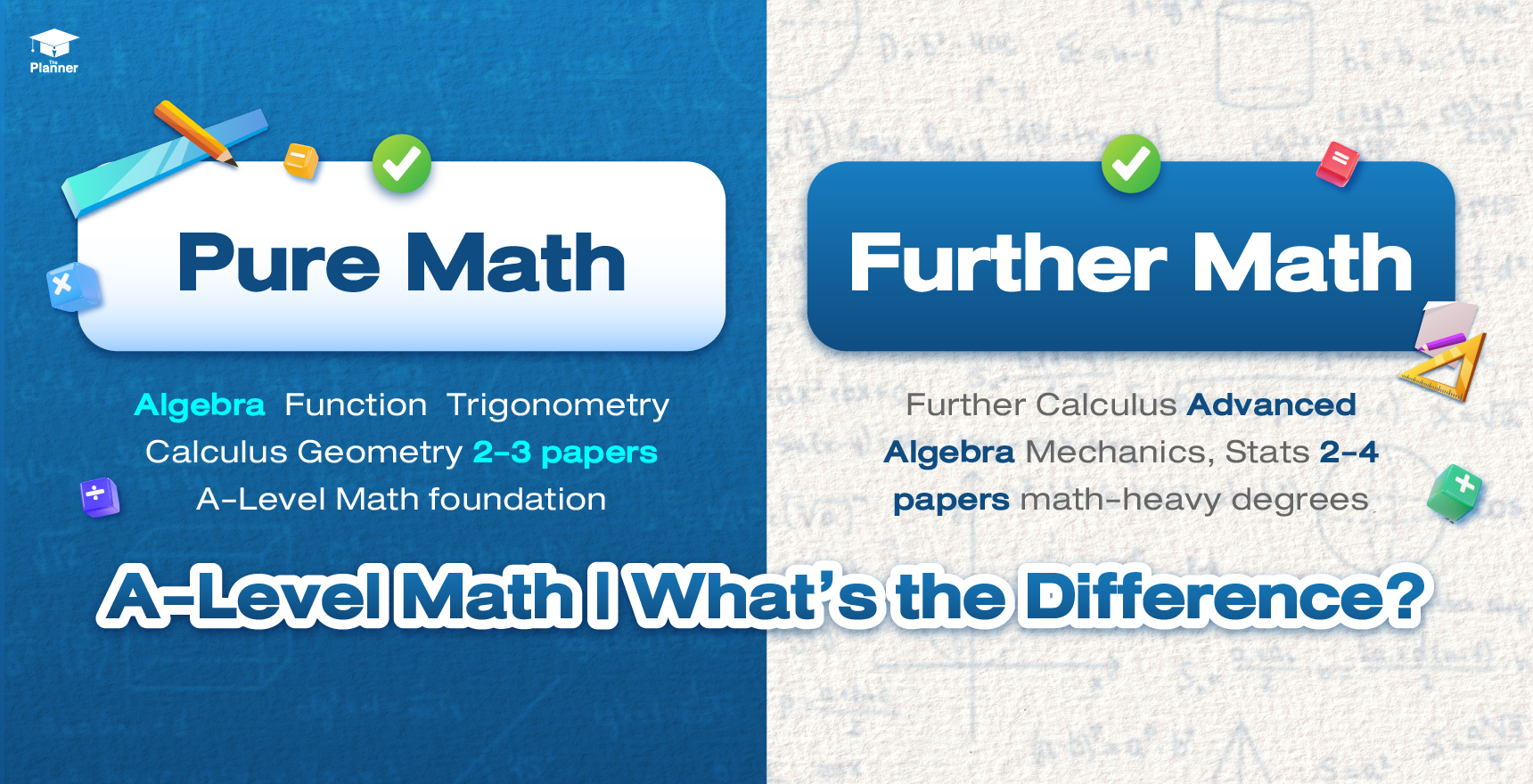 Choose Pure Math vs Further Maths A-Level